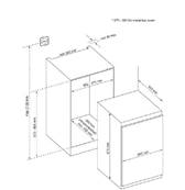Réfrigérateur intégrable 1P tout utile DE DIETRICH DRL880FS